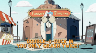 3 серия 3 сезона Утка-два-нуля: Разбиваешься только дважды! / Double-O-Duck in You Only Crash Twice!