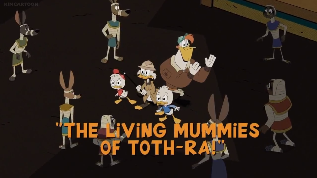 8 серия 1 сезона Утиные истории The Living Mummies of Toth-Ra!