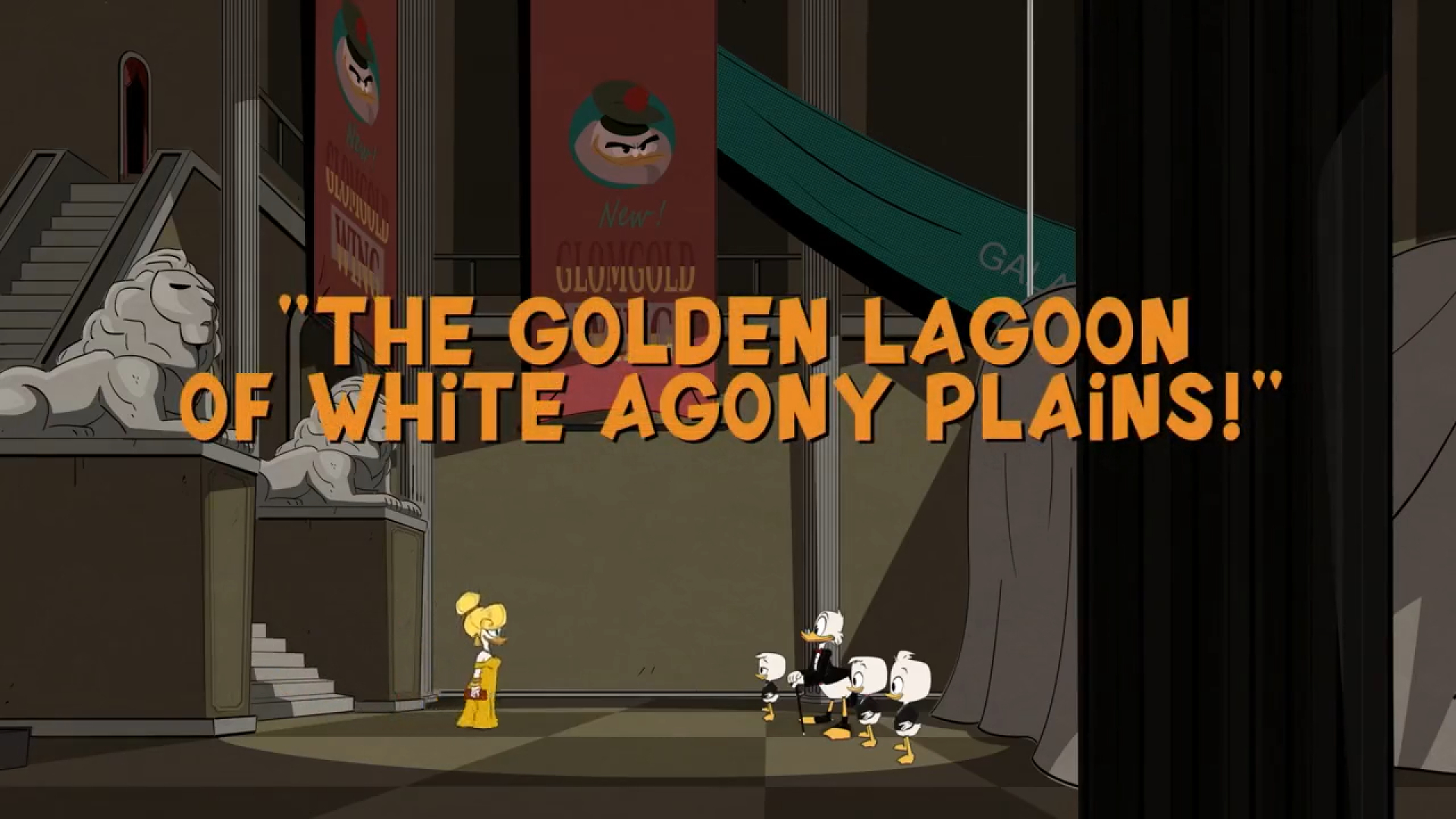 15 серия 1 сезона Утиные истории The Golden Lagoon of White Agony Plains!